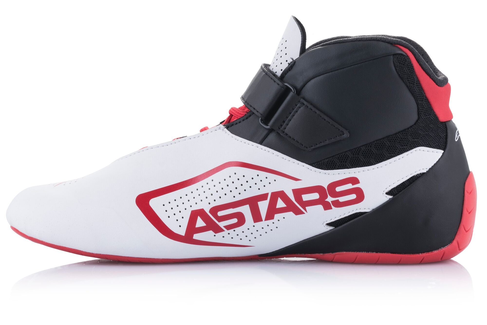 ALPINESTARS 2712022_213_12,5 Karting shoes TECH-1 K V2, white/black/red, Size 46 Photo-2 
