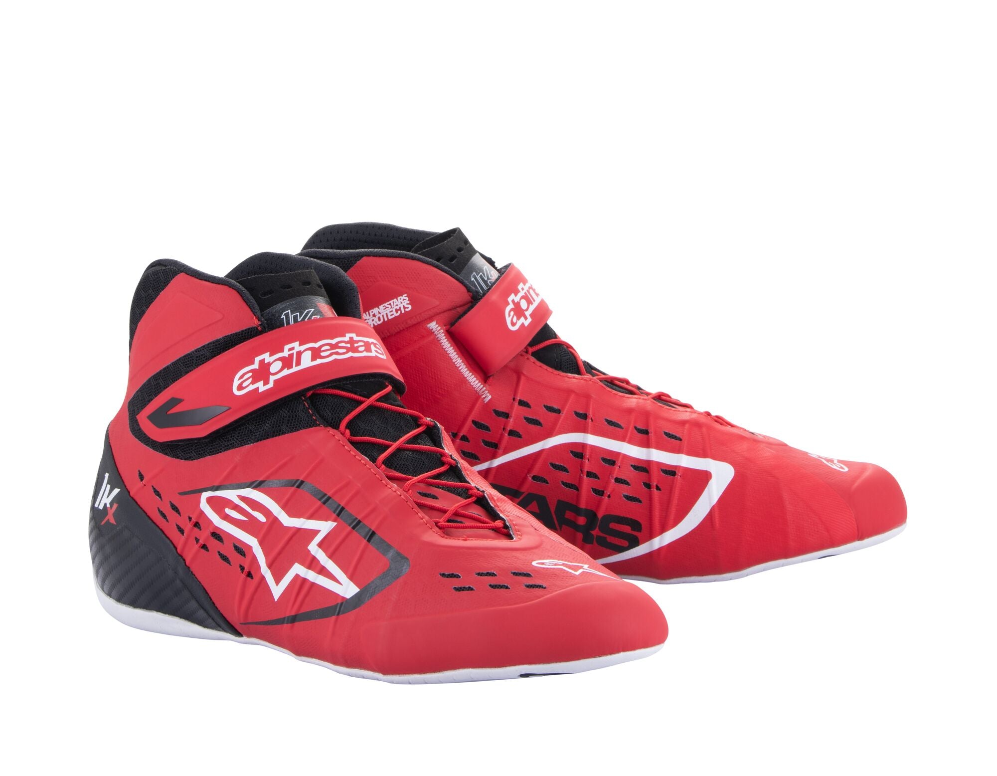 ALPINESTARS 2712123_312_11,5 Karting shoes TECH-1 KX V2, red/black/white, Size 45 Photo-0 
