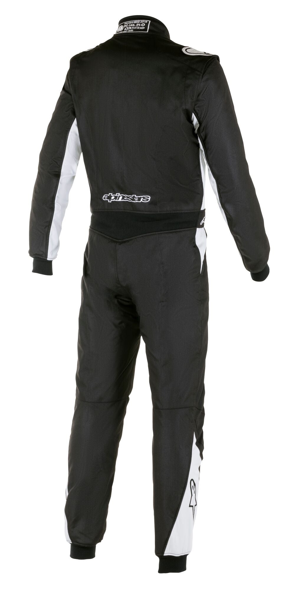 ALPINESTARS 3352722_119_58 ATOM Race suit, FIA 8856-2018, black/silver, Size 58 Photo-1 