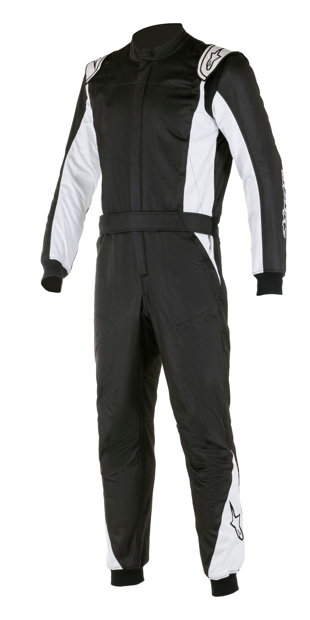 ALPINESTARS 3352722_119_58 ATOM Race suit, FIA 8856-2018, black/silver, Size 58 Photo-0 