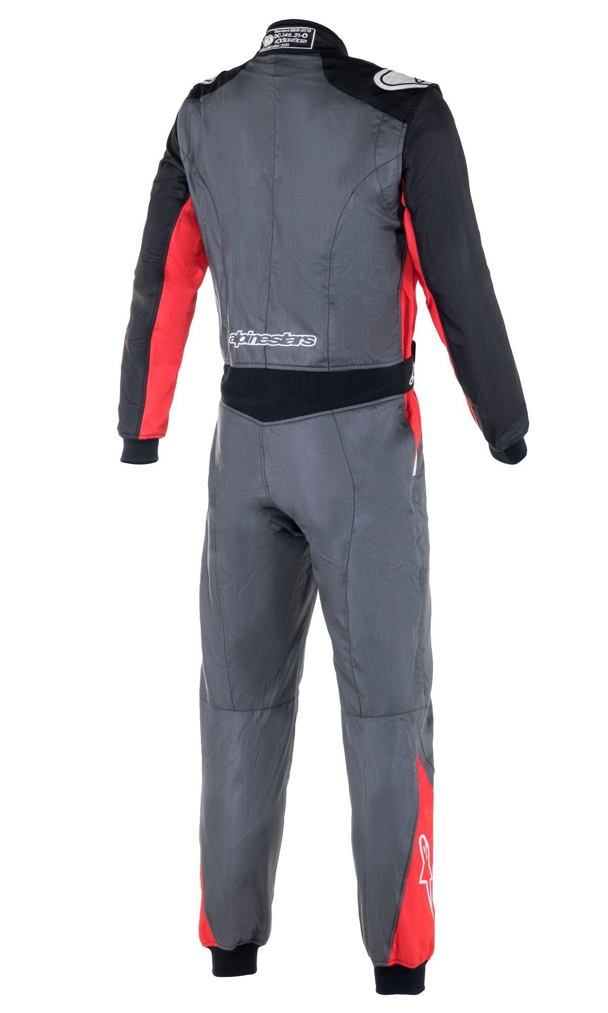 ALPINESTARS 3352722_1436_44 ATOM Race suit, FIA 8856-2018, anthracite/black/red, Size 44 Photo-1 