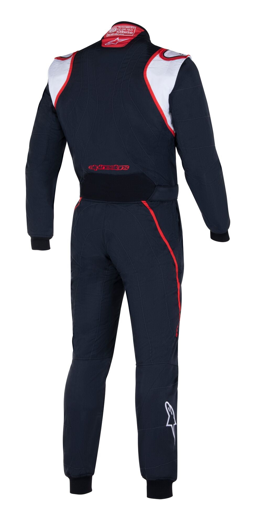 ALPINESTARS 3355020_123_50 GP RACE v2 Racing suit, FIA 8856-2018, black/white/red, Size 50 Photo-1 