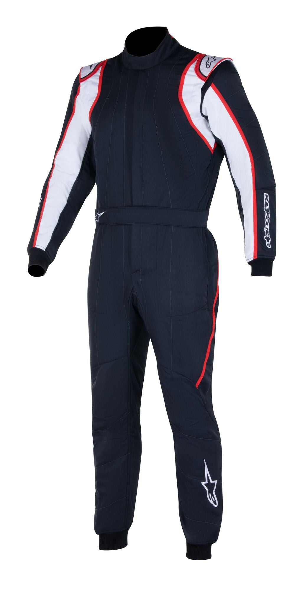 ALPINESTARS 3355020_123_56 GP RACE v2 Racing suit, FIA 8856-2018, black/white/red, Size 56 Photo-0 