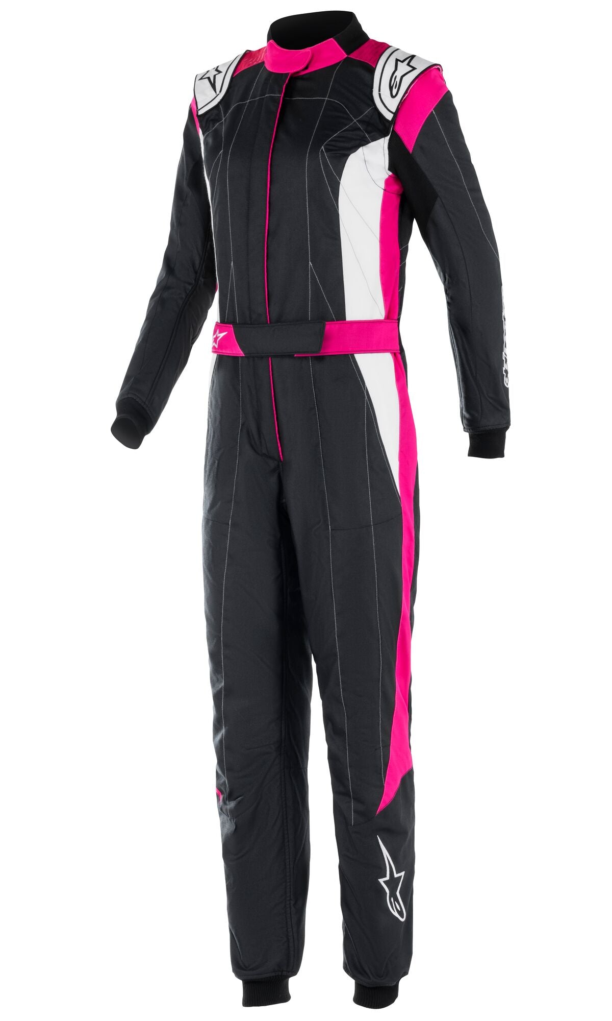 ALPINESTARS 3360022_1232_50 STELLA GP PRO COMP V2 Race suit, FIA 8856-2018, black/purple/white, Size 50 Photo-0 