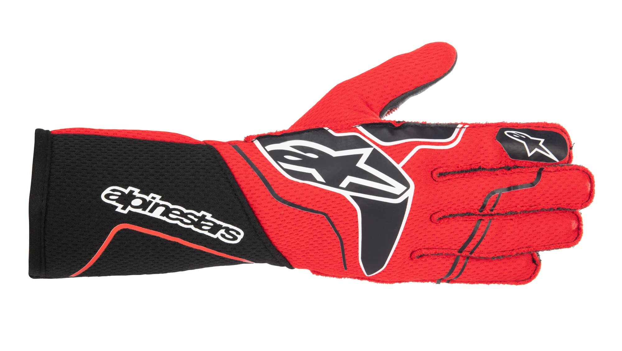 ALPINESTARS 3550123_13_XXL TECH 1-ZX v3 Racing gloves, FIA 8856-2018, black/red, Size 2XL Photo-0 