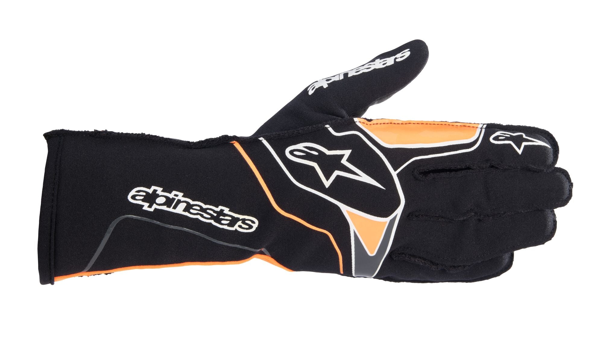 ALPINESTARS 3551823_156_S TECH 1 KX v3 Karting gloves, white/orange fluo, size S Photo-0 