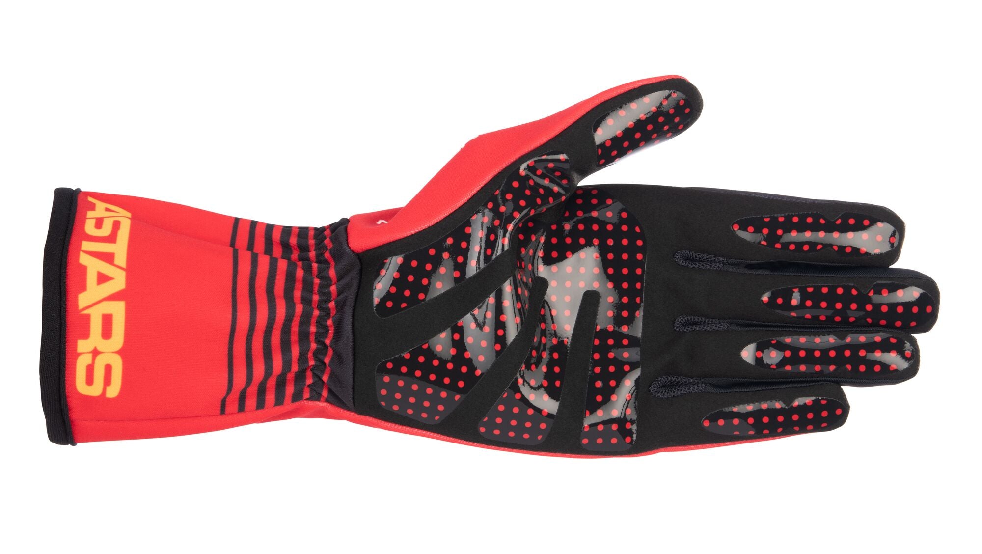 ALPINESTARS 3552223_3340_XL TECH 1 K RACE v2 FUTURE Kart gloves, red/tangerine, size XL Photo-1 