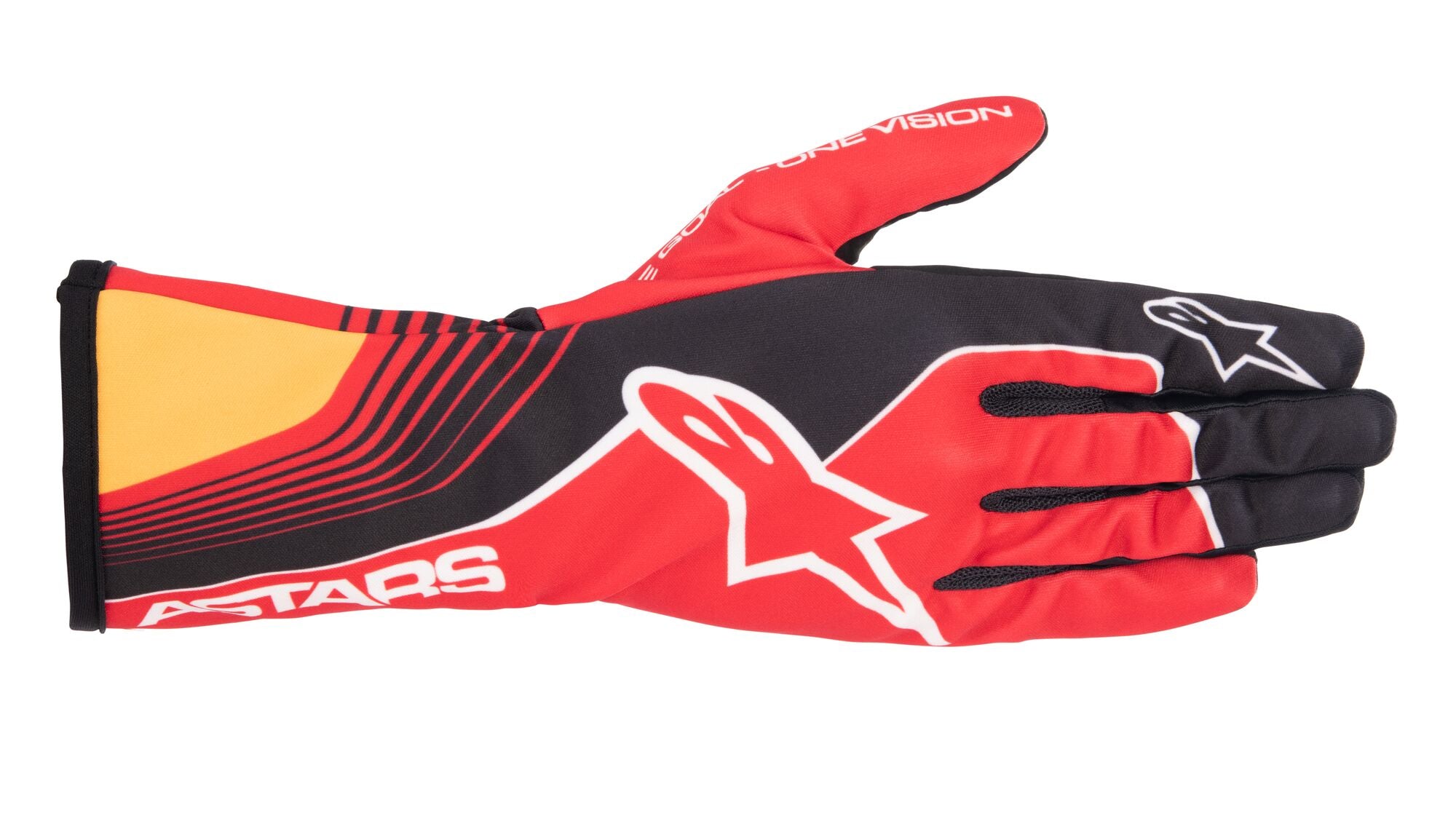 ALPINESTARS 3552223_3340_XL TECH 1 K RACE v2 FUTURE Kart gloves, red/tangerine, size XL Photo-0 
