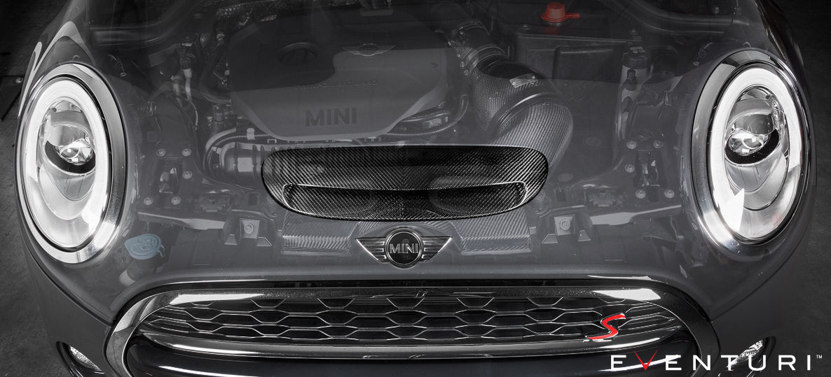EVENTURI EVE-F56-LCI-PL-INT Plastic Intake with Carbon Scoop for MINI Cooper S/JCW Facelift Photo-2 