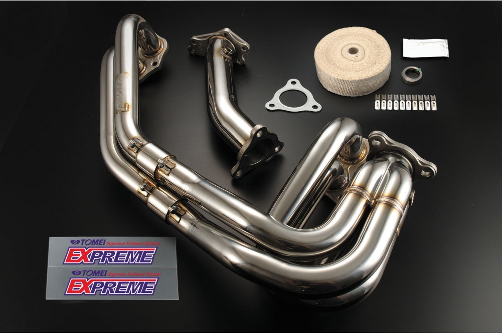 TOMEI TB6010-SB02A EXHAUST MANIFOLD KIT EXPREME EJ SINGLE SCROLL WRX/STI UNEQUAL LENGTH with TITAN EXHAUST BANDAGE Photo-0 