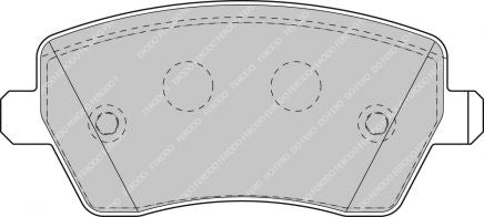 FERODO FDS1617 Front Brake Pads DS Performance for RENAULT Clio III / NISSAN Micra III (K12) Photo-0 