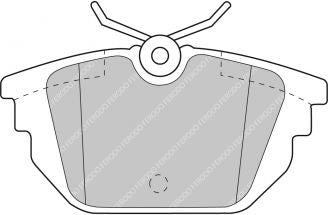 FERODO FDS1113 Brake pads Photo-0 