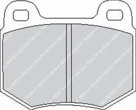 FERODO FCP448H Front Brake Pads DS2500 for ALFA ROMEO GTV / SZ Photo-0 