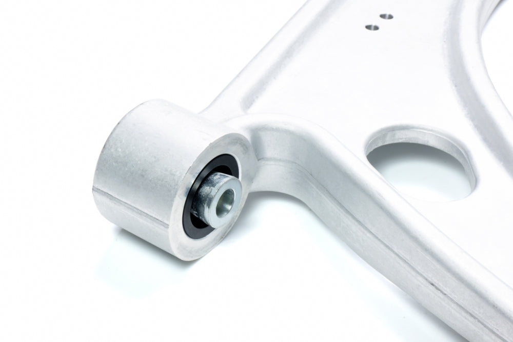 HARDRACE Q0822 Front Lower Control Arm - FORGED ALUMINUM (Pillow Ball) - 2PCS / SET for VW GOLF '12-20- / T-ROC '17- / AUDI A3 '12-20- / Q2 '16- / SKODA OCTAVIA '12-21 Photo-2 