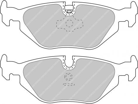 FERODO FDS850 Rear Brake Pads DS Performance for BMW 3 Series (E36) / Z3 (E36) Photo-0 