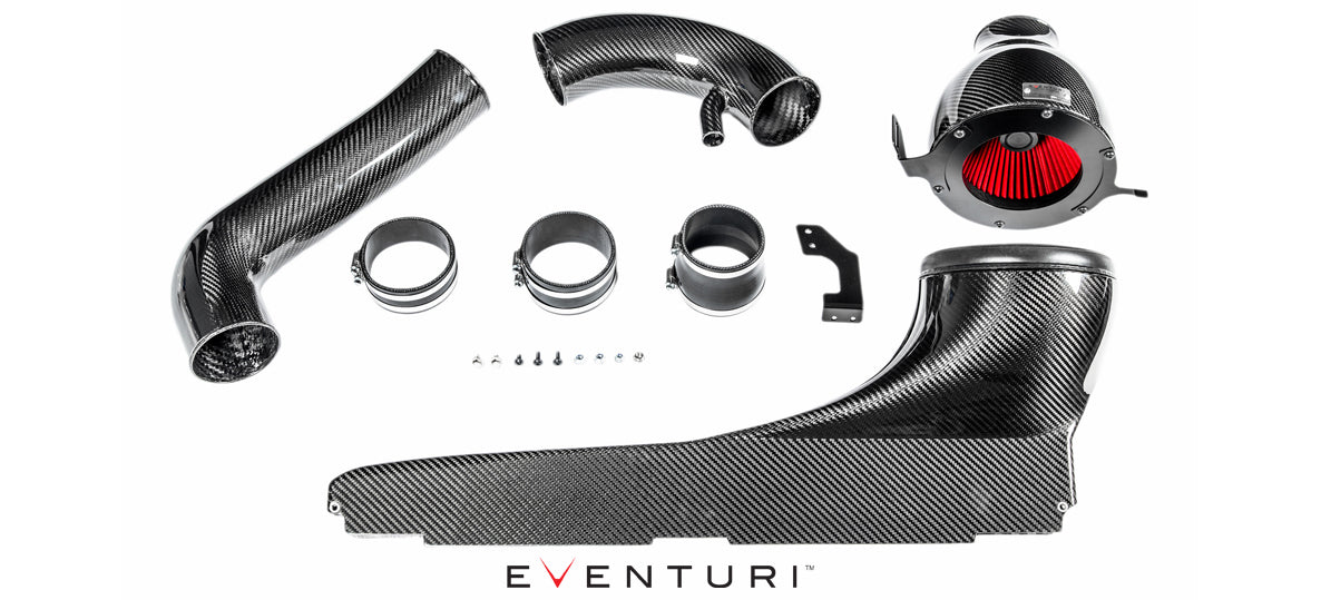 EVENTURI EVE-8VRS3-CF-RHD-INT Intake system AUDI 8V RS3 RHD (carbon fiber) Photo-0 