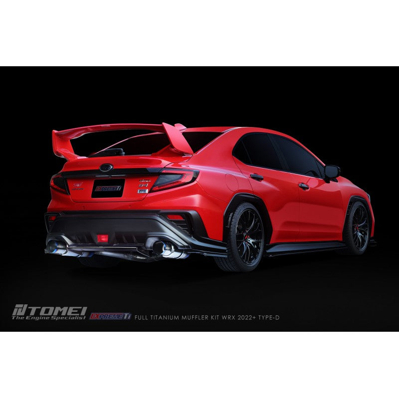 TOMEI TB6090-SB06B Full Titanium Muffler Kit EXPREME TI TYPE-D for SUBARU WRX 2022+ Photo-3 