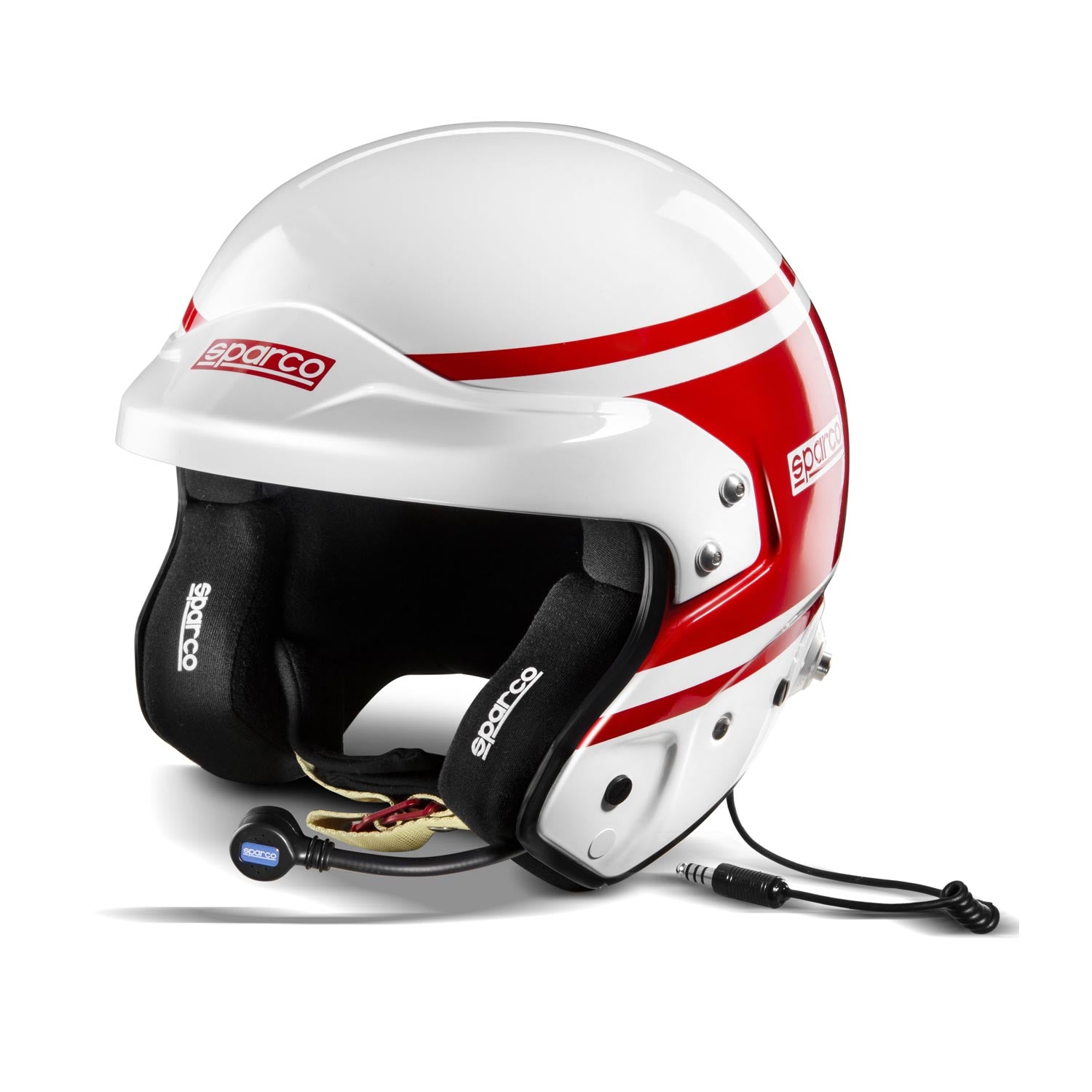 SPARCO 003369RS3ML RJ-i 1977 Racing helmet open-face, FIA/SNELL SA2020, red/white, size M+ (59) Photo-0 