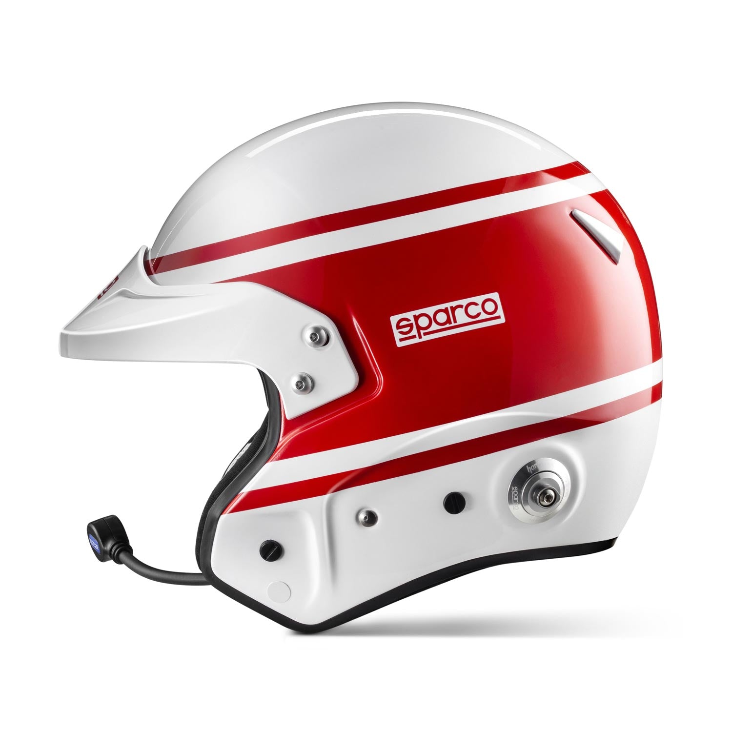 SPARCO 003369RS5XL RJ-i 1977 Racing helmet open-face, FIA/SNELL SA2020, red/white, size XL (61) Photo-1 