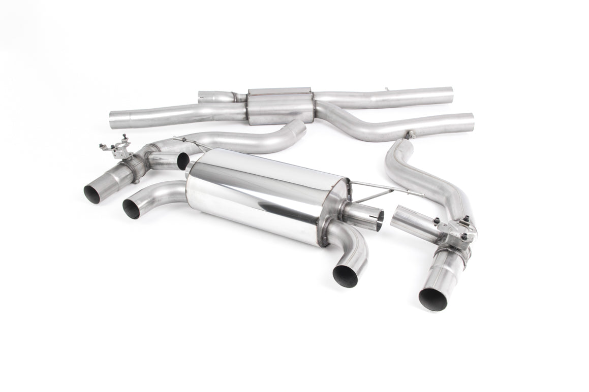MILLTEK SSXBM1081 Cat-back Quad 90mm GT90 BMW 2 Series F87 M2 Competition Coupé Photo-0 