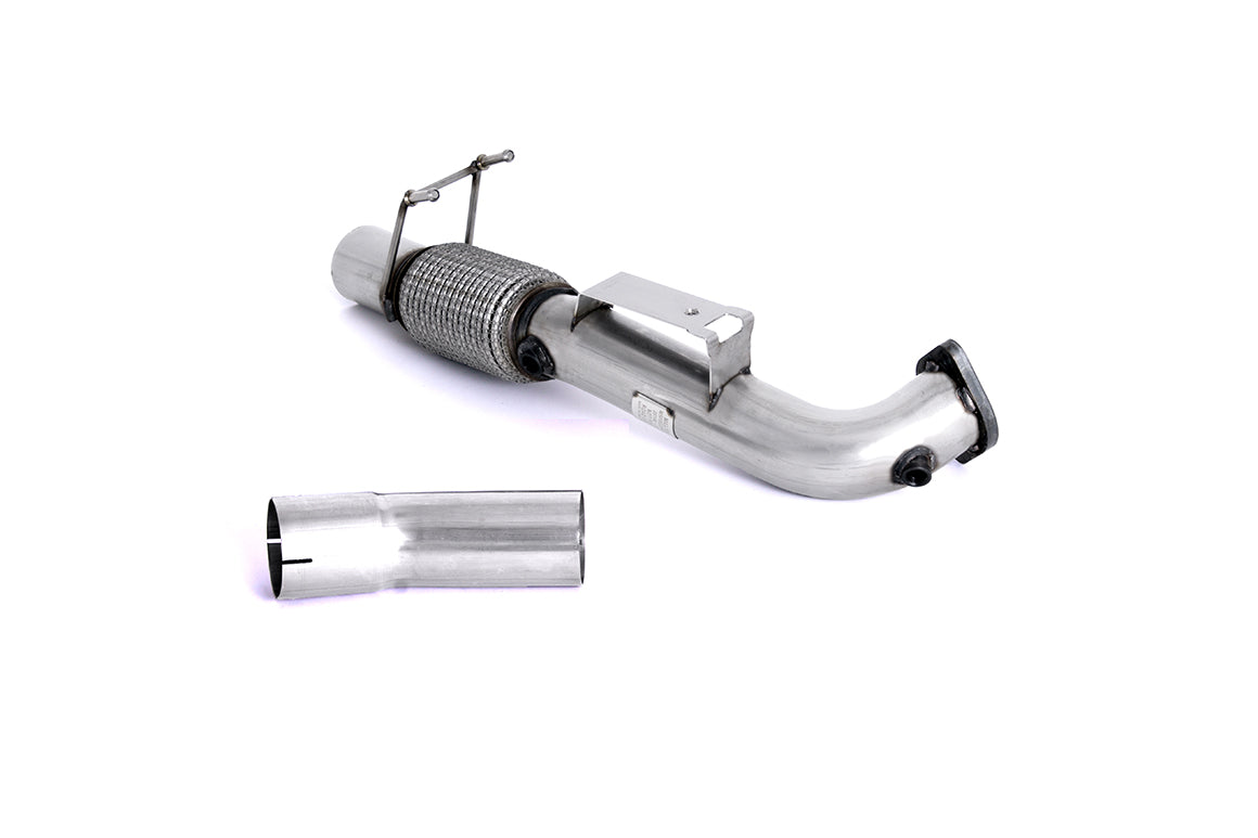 MILLTEK SSXFD195 Large-bore Downpipe and De-cat 76,2 FORD Focus Mk3 RS 2.3L EcoBoost 4wd 5-Door Hatchback Photo-0 
