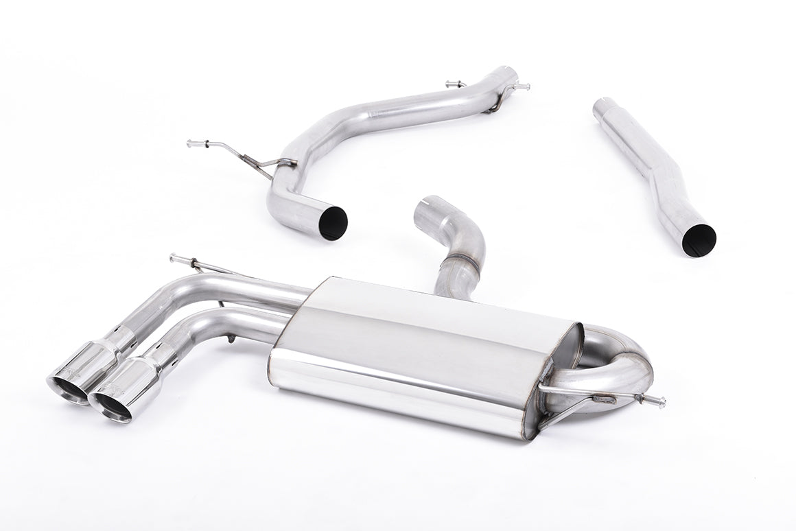 MILLTEK SSXVW149 Cat-back Twin 80mm Jet AUDI A3 1.8 TSI 2WD 3-Door Photo-0 