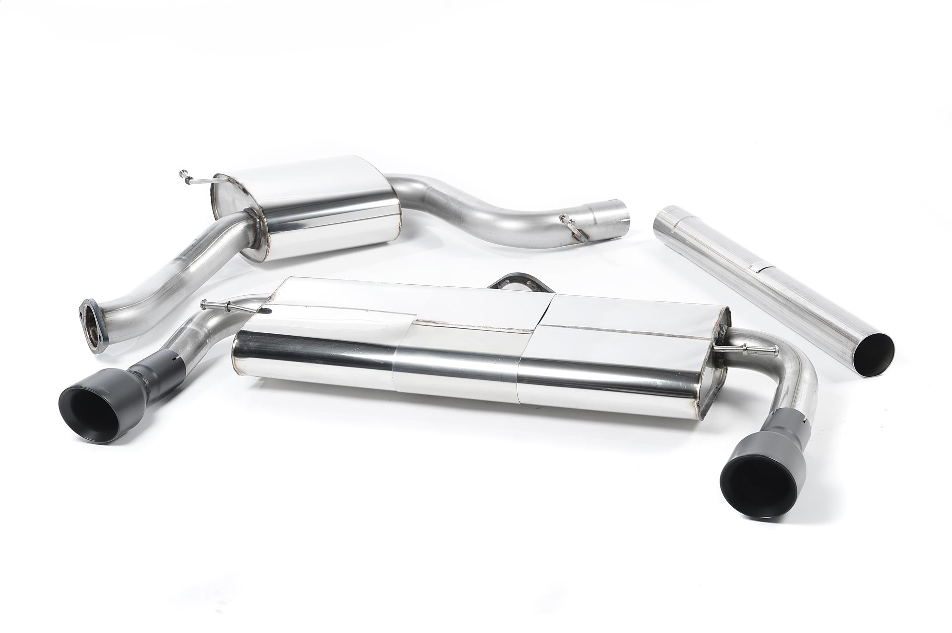 MILLTEK SSXVW226 Cat-back Dual 100mm GT100B ECA VW Golf MK7 GTi (including GTi Clubsport S models) Photo-0 