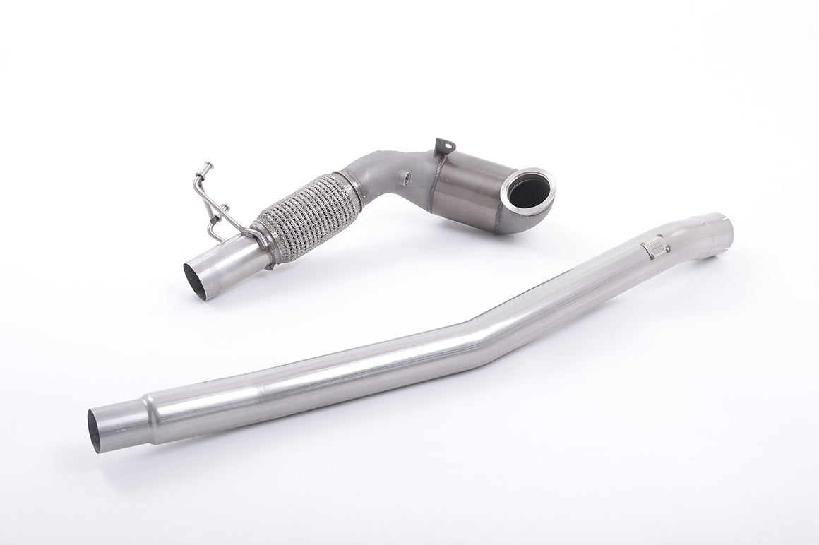 MILLTEK SSXVW386 Cast Downpipe with Race Cat AUDI S3 2.0 TFSI quattro 3-Door 8V Photo-0 