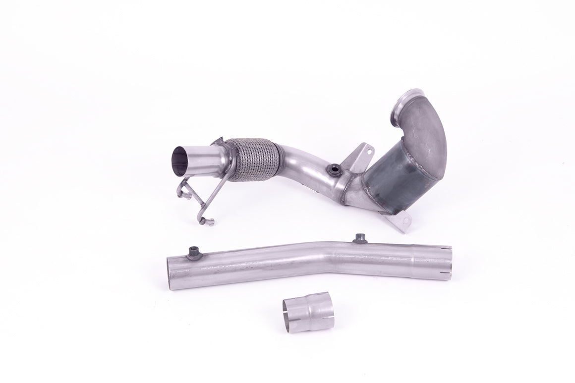 MILLTEK SSXVW563 Cast Downpipe with HJS High Flow Sports Cat AUDI A1 40TFSI 5 Door 2.0 (200PS) with OPF/GPF Photo-0 