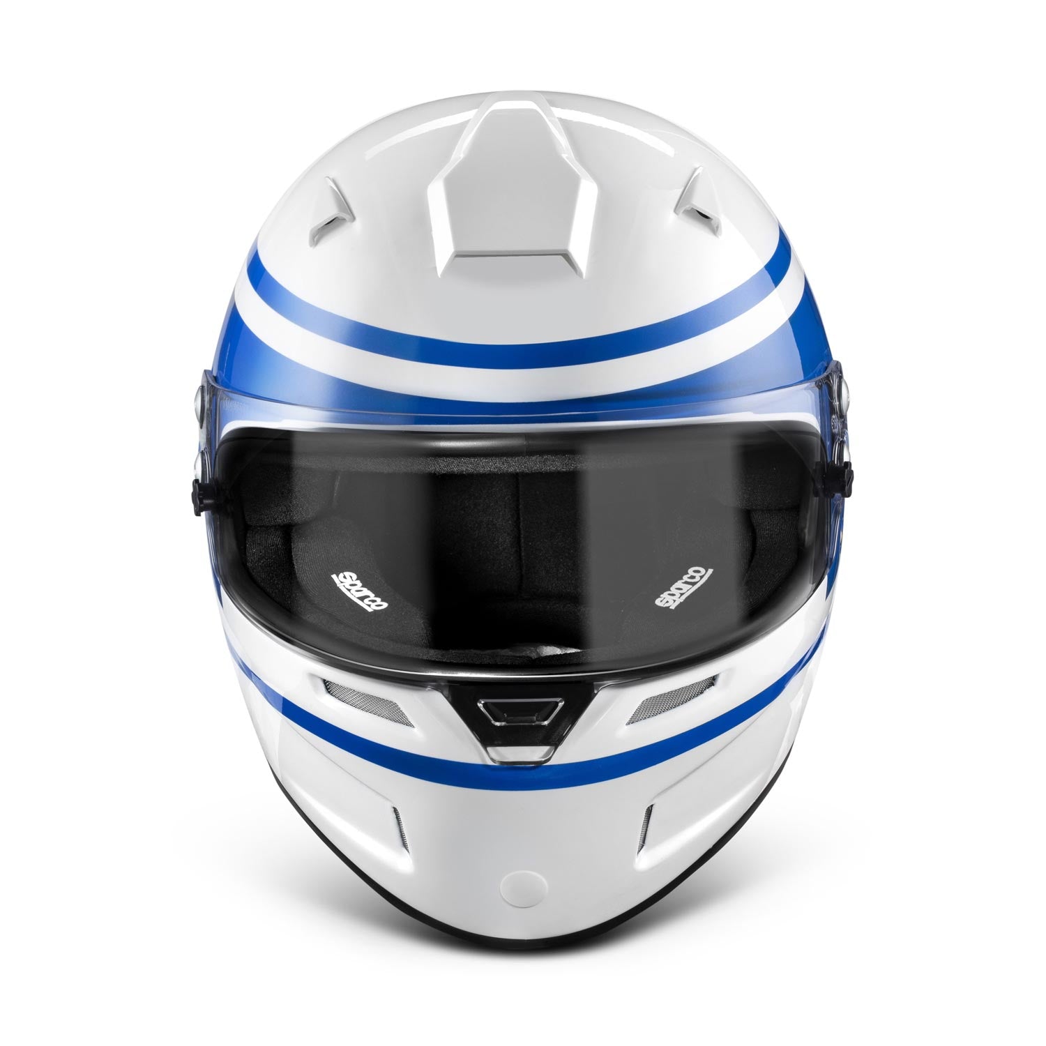 SPARCO 003375AZ2M 1977 RF-5W Racing helmet, FIA/SNELL SA2020, white/blue, size M (57-58) Photo-0 