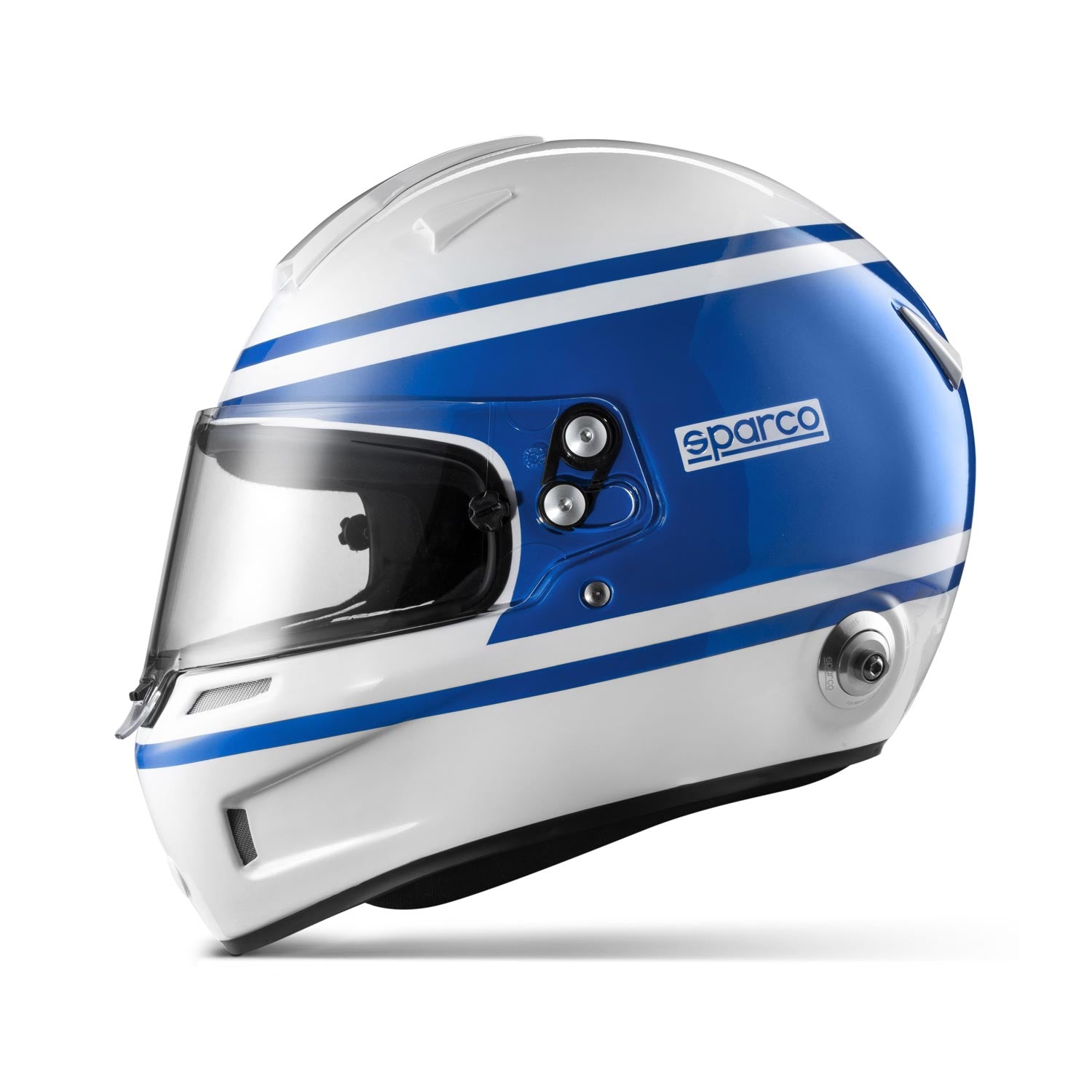 SPARCO 003375AZ2M 1977 RF-5W Racing helmet, FIA/SNELL SA2020, white/blue, size M (57-58) Photo-1 