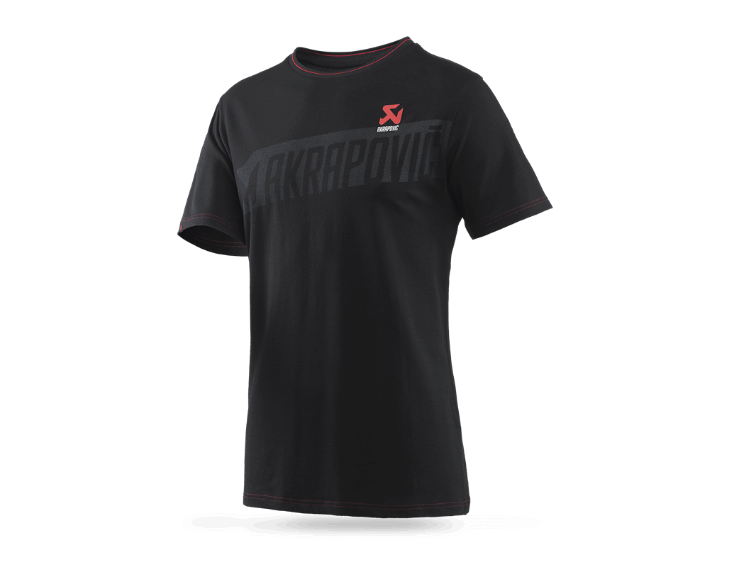 AKRAPOVIC 802046 Corpo T-Shirt Black Men's 2XL Photo-0 