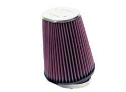 K&N RF-1033 UNIVERSAL Clamp-On Air Filter 3-1/2 "10 DEG FLG, 5-3/4"B, 4-1/2" X 3-1/4"T, 7"H Photo-0 