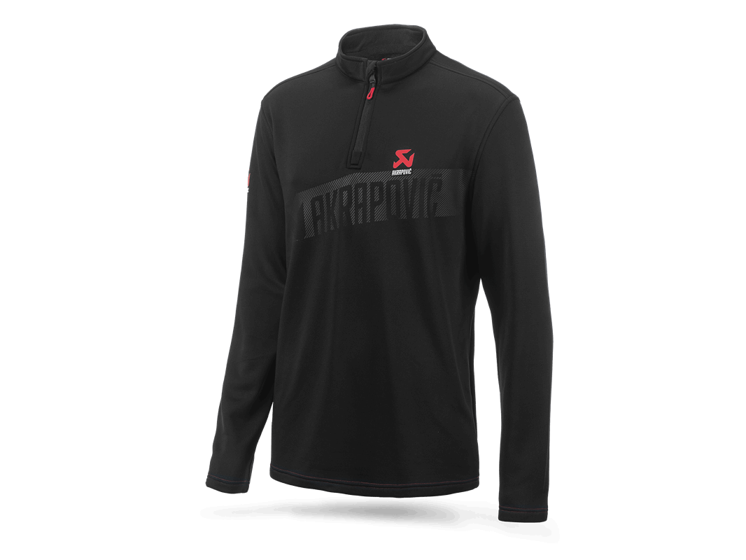 AKRAPOVIC 802213 Corpo Turtleneck Zip Black Men’s 2XL Photo-0 