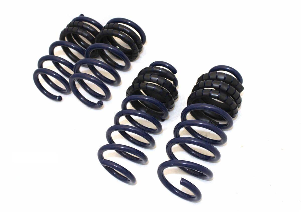 UNPLUGGED PERFORMANCE UP-MY-310-4.1 Dual Rate Lowering Spring Set Moderate - AWD for TESLA Model Y Photo-0 