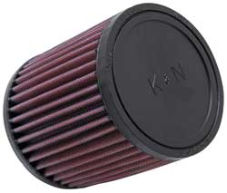 K&N RU-0910 UNIVERSAL Clamp-On Air Filter 2-11/16" FLG, 4-1/2"OD-B, 4-5/16 OD-T, 5"H Photo-0 