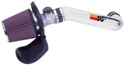 K&N 77-2552KP Performance Air Intake System PERF. INTAKE KIT; FORD RANGER, L4-2.3L, 01-03; POLISHED Photo-0 