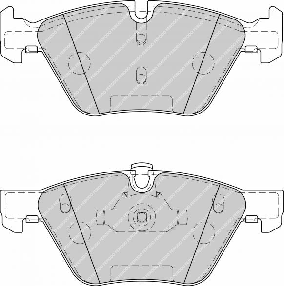 FERODO FDS1773 Front Brake Pads DS Performance for BMW 3 Series (E90 / E92) / 5 Series (E60) Photo-0 