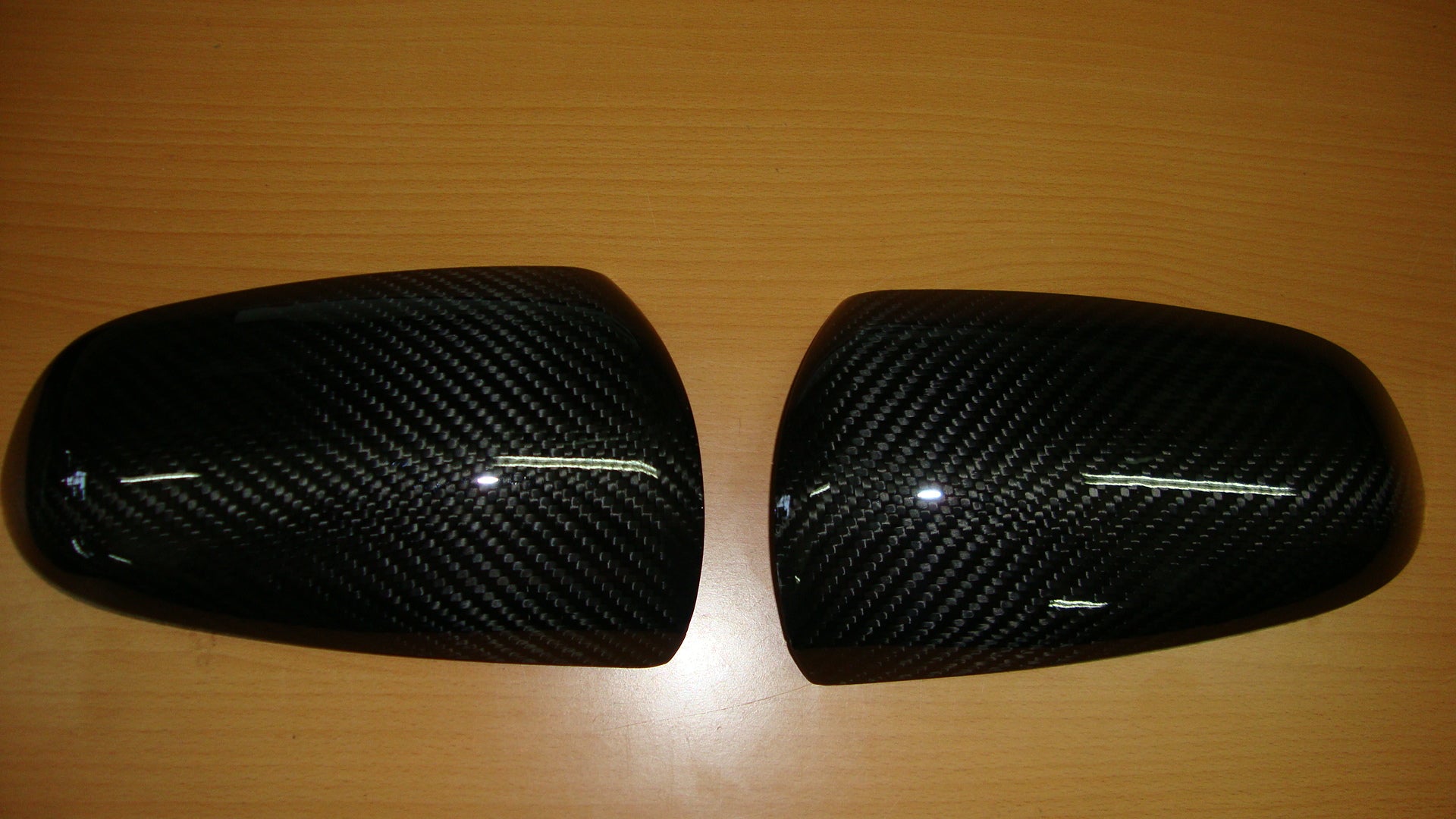 KAKUMEI AUD_cover Cover for rear-view mirrors for AUDI A4/A6 2008 (carbon) Photo-0 