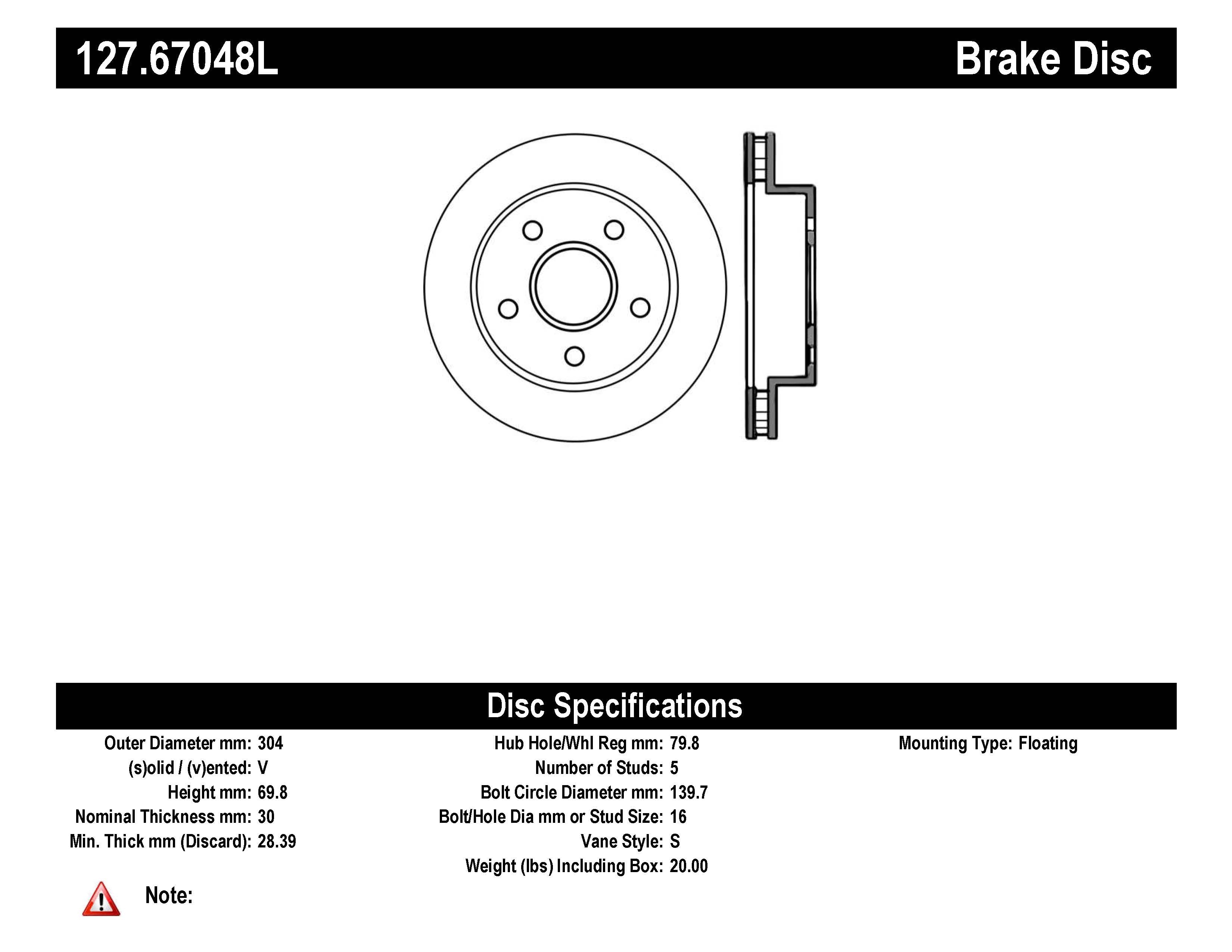STOPTECH 127.44157L Rear Sport Drilled & Slotted Rotor Left LEXUS/TOYOTA Land Cruiser/LX570/Sequoia/Tundra 2007-2019 Photo-0 