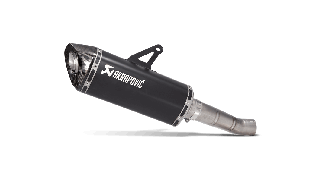 AKRAPOVIC S-D12SO8-RTBL DUCATI MONSTER 821 2017-2019 Slip-On Line (Titanium) Photo-0 