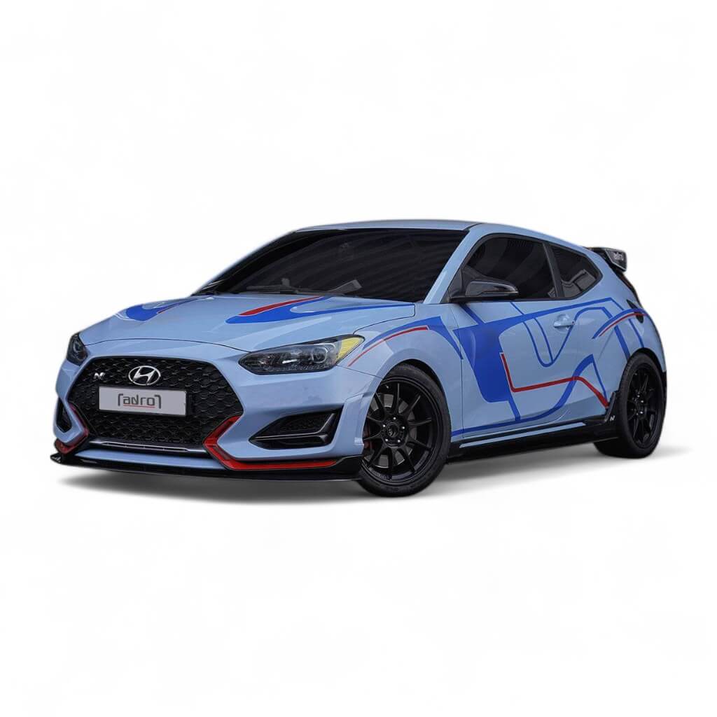ADRO A10A20-1201 Front Lip V1 for HYUNDAI Veloster N 2018- Photo-4 