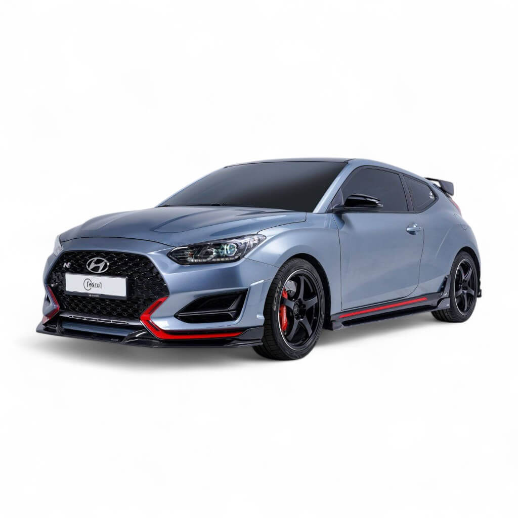 ADRO A10A20-1203 Front Lip V2 (B Type) for HYUNDAI Veloster N 2018- Photo-1 