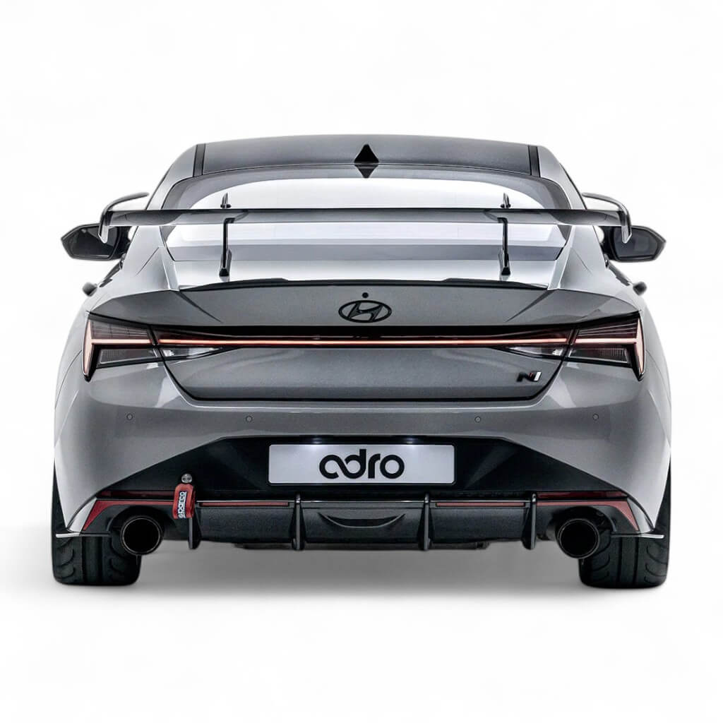 ADRO A10A40-1511 Swan Neck Wing AT-R1, Curved for HYUNDAI Elantra N 2022-2023 Photo-3 