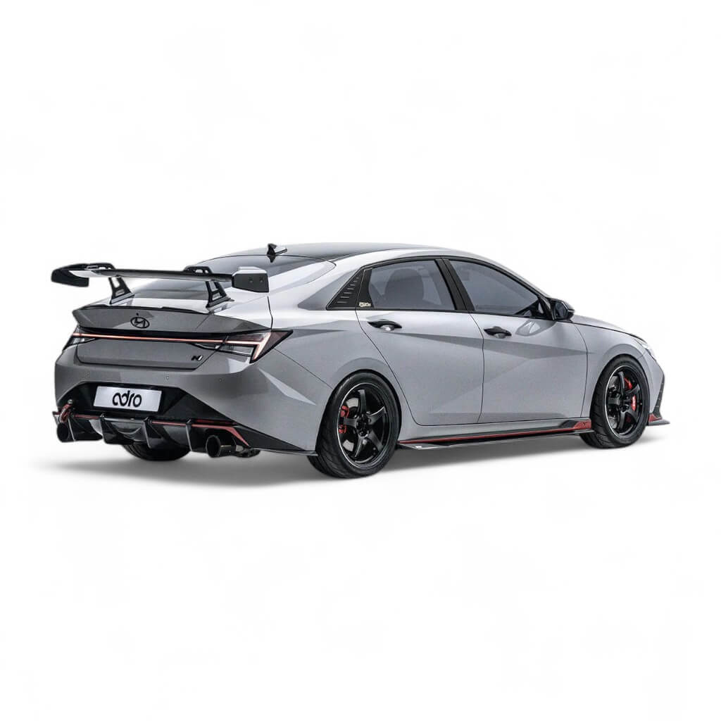 ADRO A10A40-1511 Swan Neck Wing AT-R1, Curved for HYUNDAI Elantra N 2022-2023 Photo-5 