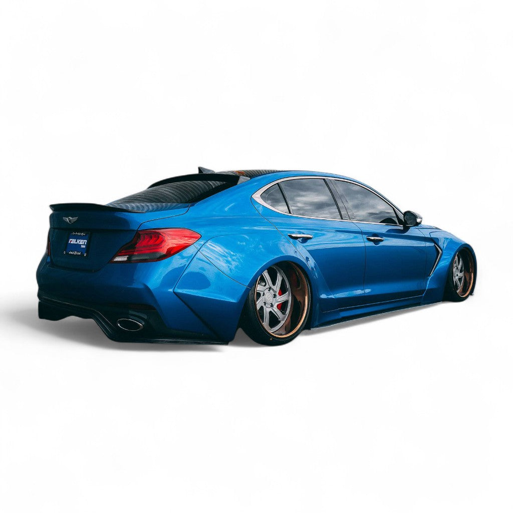 ADRO A11A10-1402 Side Skirts V2 for GENESIS G70 2019- Photo-5 