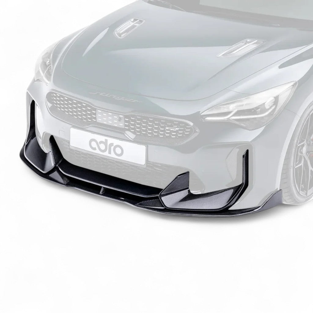 ADRO A12A30-1213/A12A30-1223 Lower And Upper Front Lip Set V3 for KIA Stinger 2018- Photo-0 