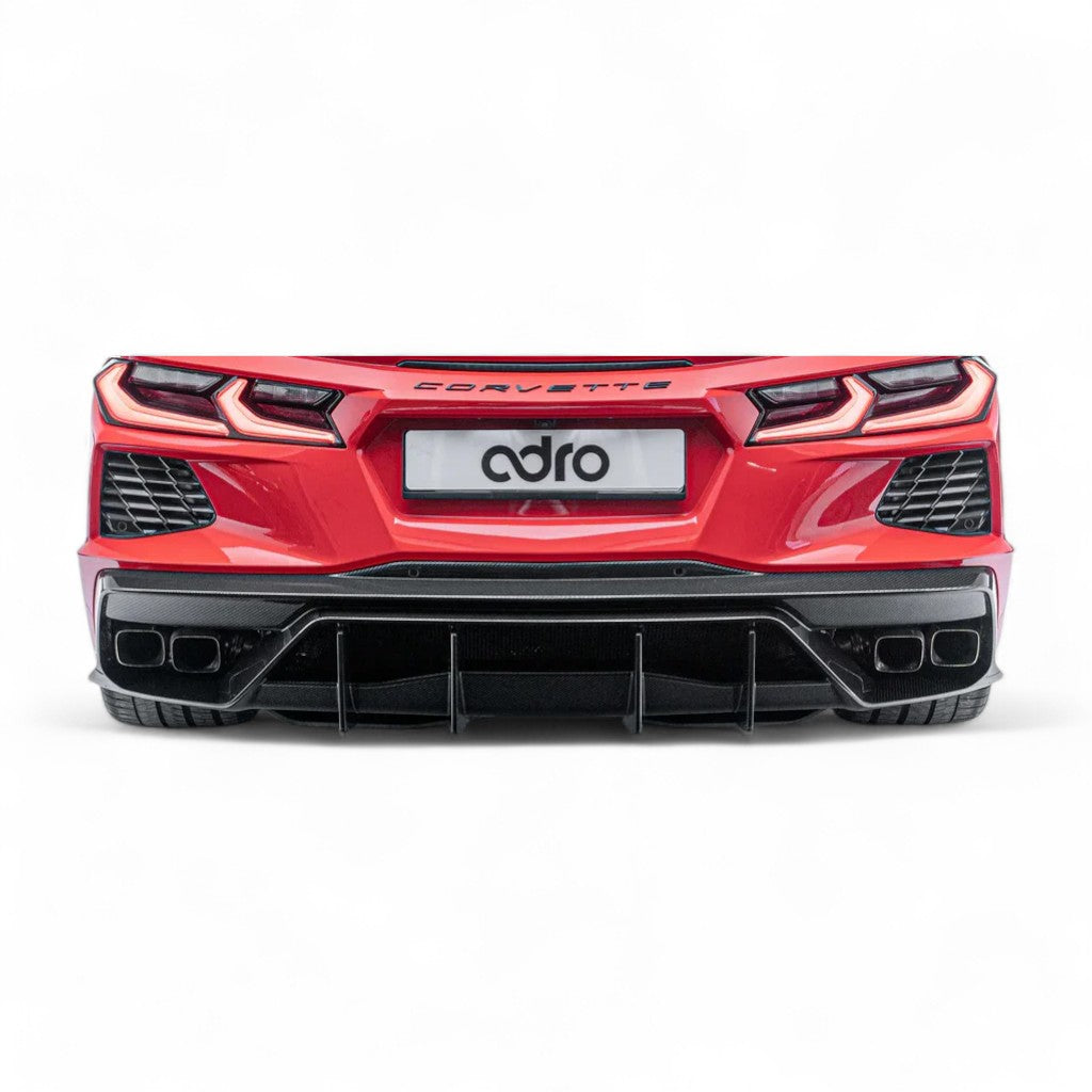 ADRO A13A10-1301 Rear Diffuser for CHEVROLET Corvette (C8) 2020- Photo-4 