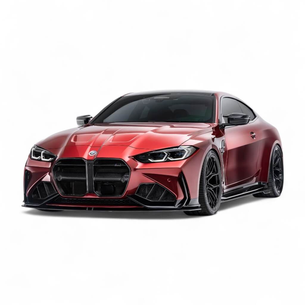 ADRO A14A11-2201/A14A11-2301 Front Bumper Carbon Fiber Grille And Duct Vent Set for BMW M3 (G80) / M4 (G82 / G83) 2020- Photo-3 