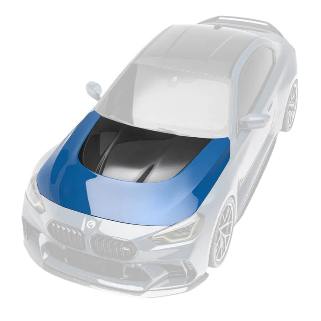 ADRO A14A90-2401 Vented Hood, Carbon Fiber for BMW M2 (G87) Photo-0 